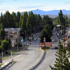 fotografía de la entrada del pueblo de El Calafate